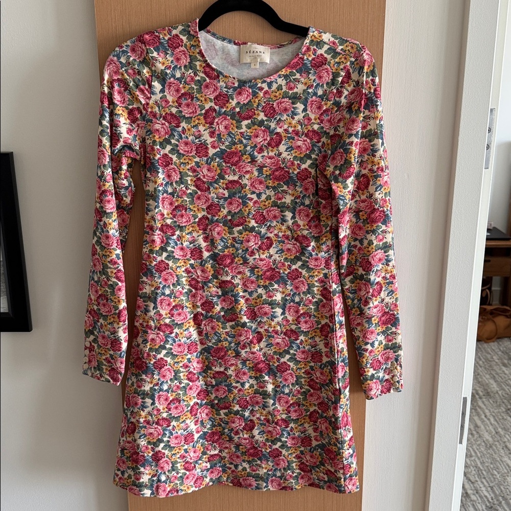 Sezane Divia Dress Alicante Print - Size S